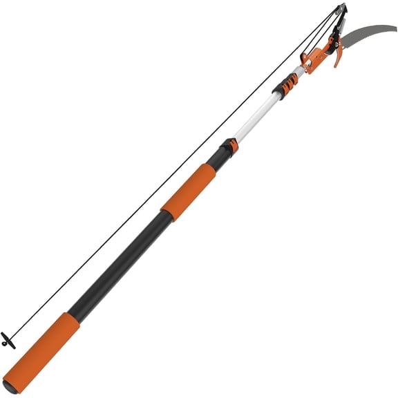 TAIMIGOO 26FT Reach Tree Trimmer, Telescoping Pole Saw with 5-20FT Extension Pole, Manual Tree Pruner Extendable for Yard, Garden, Patios