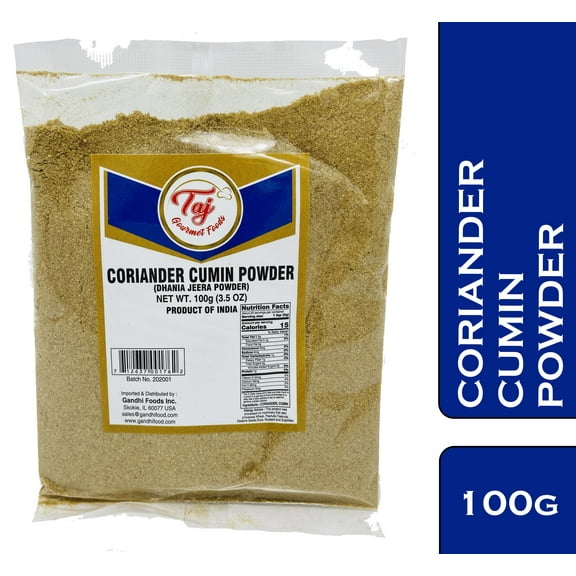 TAJ Coriander Cumin Powder (Dhania Jeera Powder) 100 grams