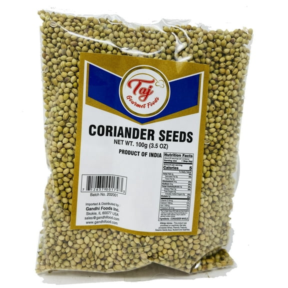 TAJ Premium Indian Coriander Seeds, (Dhania), 400 grams