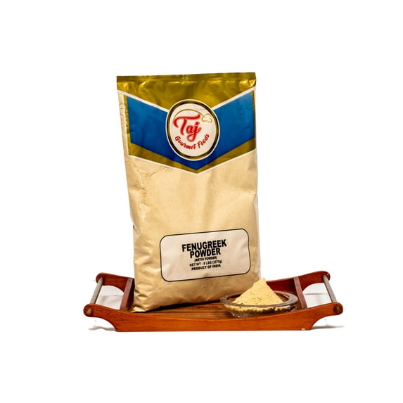 TAJ Premium Indian Methi Powder, Fenugreek Powder, 400 grams