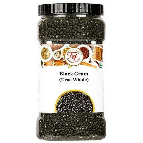 TAJ Urad Whole Dal (Urad Whole, Black Gram) 4lbs.
