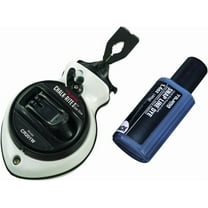 TAJIMA Chalk Box - Chalk-Rite II Snap-Line with Extra Bold 1mm Chalk Line & Five Gear Quick Retrieval - CR201W-P