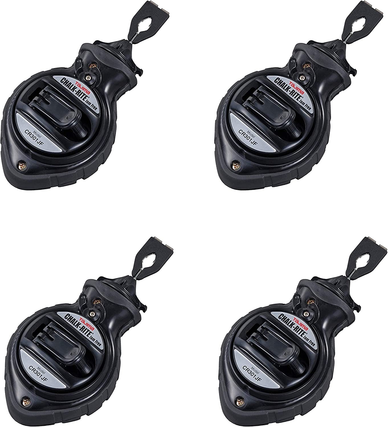 Tajima CR301JF Chalk-Rite Jam Free 1mm Chalk Snap-Line – ABS, Black, 49296056476