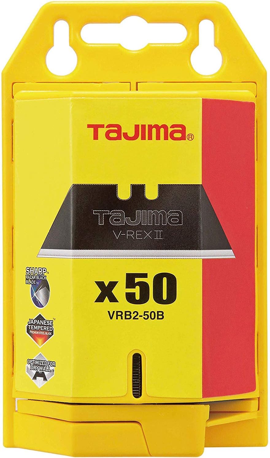 TAJIMA Utility Knife Blades 50Pack VREX II Box Cutter Blades with