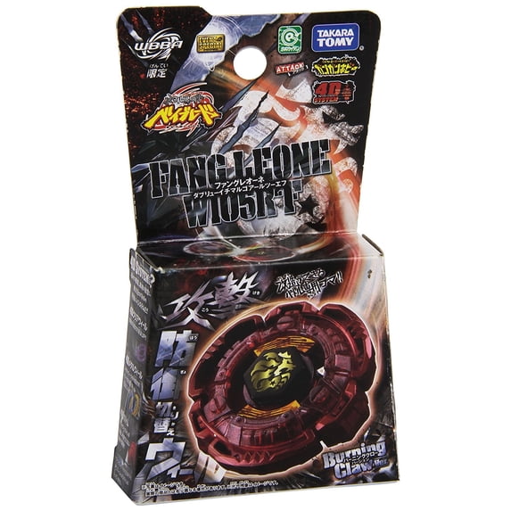 TAKARA TOMY Red Fang Leone W105R2F Burning Claw Beyblade