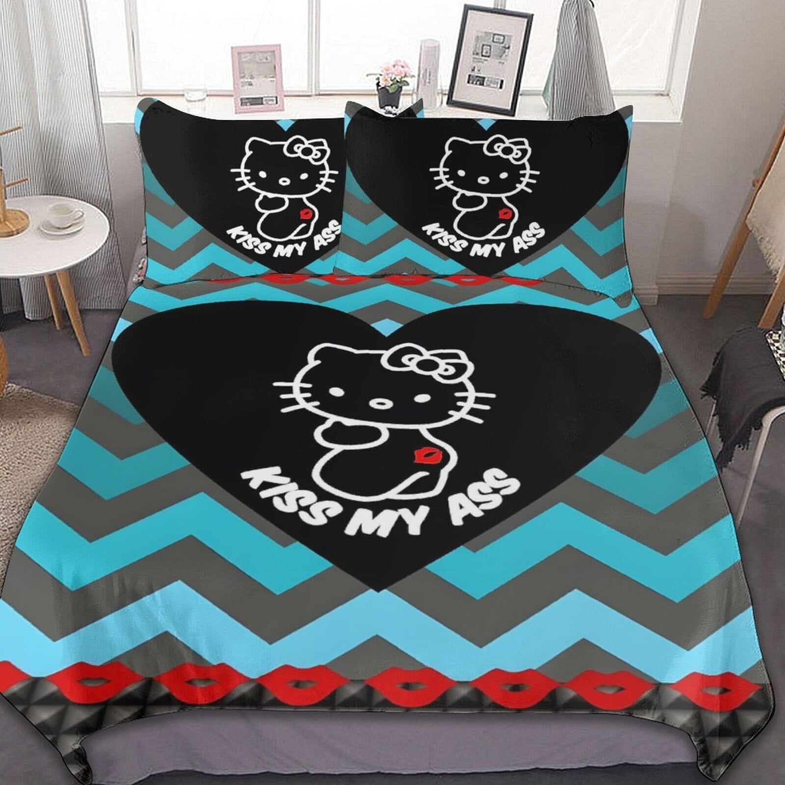 TAKARA TOMY Sanrio Hello Kittys Bedding Set Quilt Duvet Cover Comforter