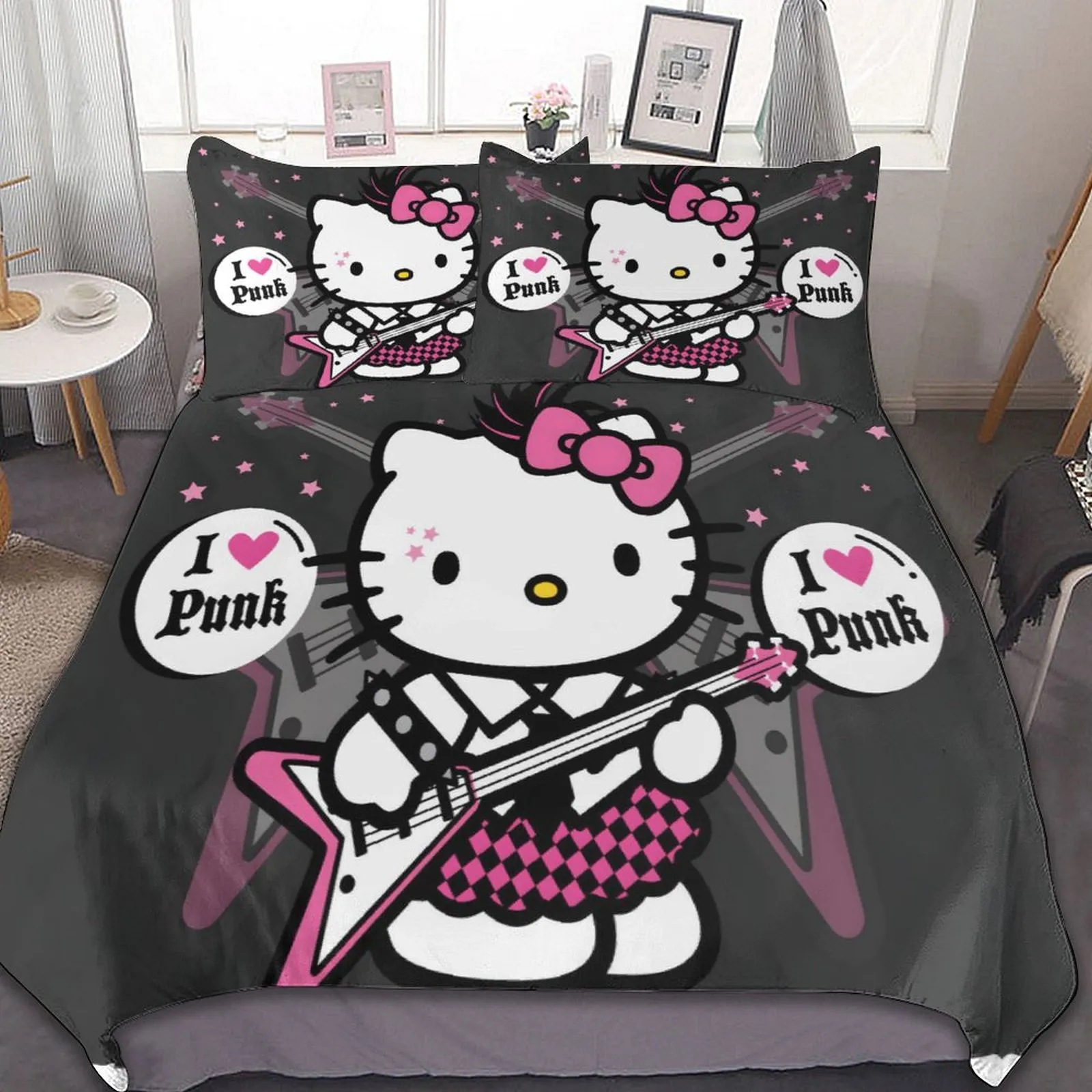 TAKARA TOMY Sanrio Hello Kittys Bedding Set Quilt Duvet Cover Comforter