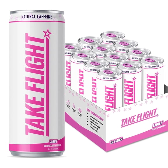 TAKE FLIGHT ENERGY DRINK (LIGHT) 12 PACK