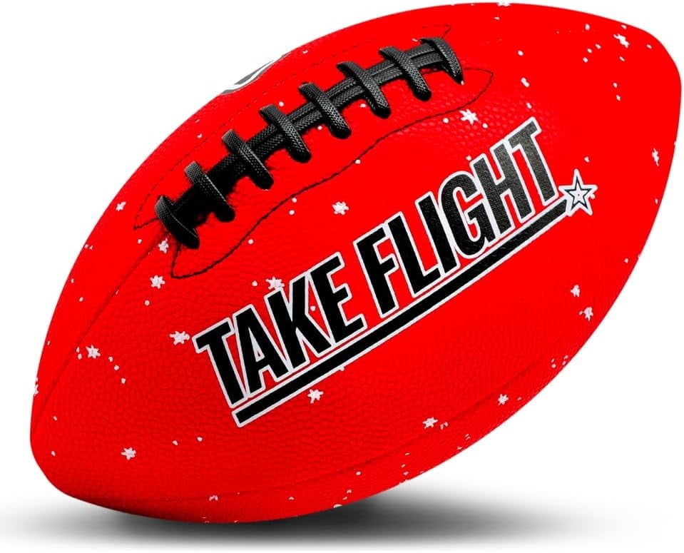TAKE FLIGHT FLAG FOOTBALL, OFFICIAL GAME BALL ECO LEATHER