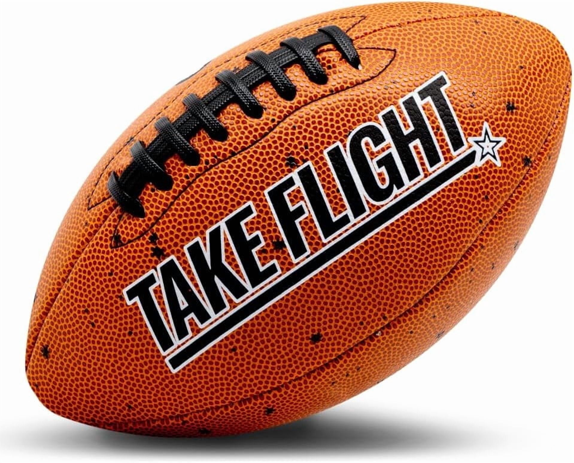 TAKE FLIGHT FLAG FOOTBALL, OFFICIAL GAME BALL ECO LEATHER