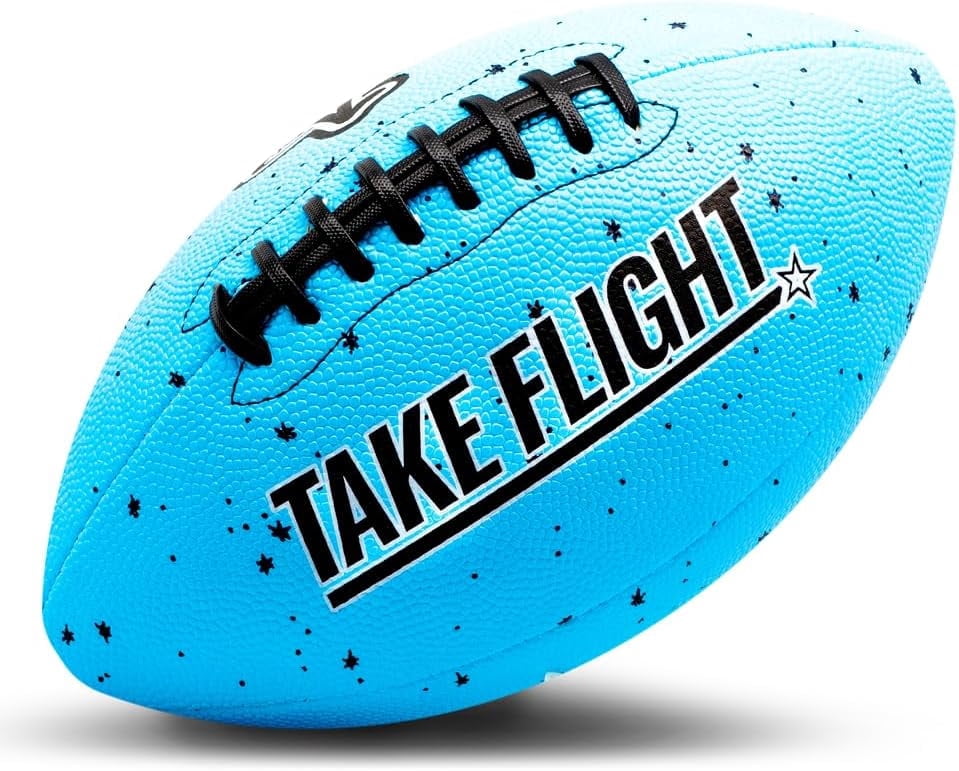 TAKE FLIGHT FLAG FOOTBALL, OFFICIAL GAME BALL ECO LEATHER