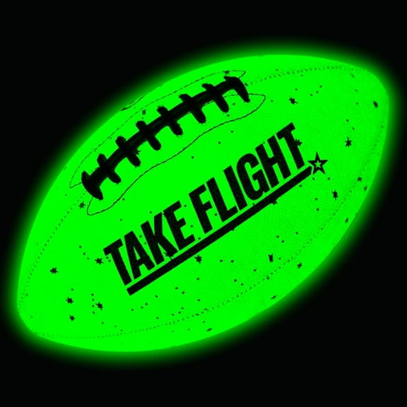 TAKE FLIGHT GLOW IN THE DARK FOOTBALL