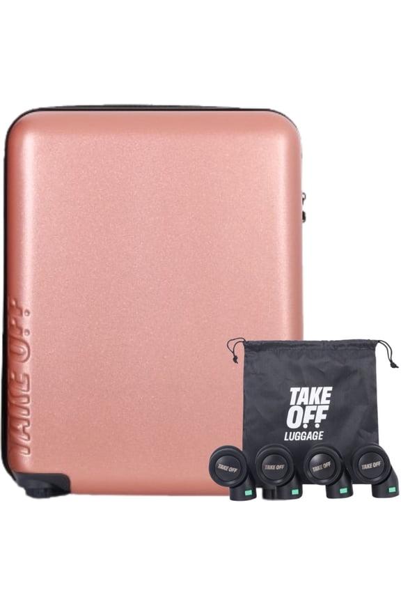 Personal Item 3.0  18x14x8 Underseat Carry On with Removable Wheels  TSA Lock, Hardshell Suitcase  Fits Tight Airline Size Rules  No-Fee Lightweight Travel Bag