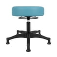 thumbnail image 1 of TAKE UR SEAT All-Purpose Stools With Adjustable Seat and Easy Clean Performance fabrics for Cleanroom Lab Medical Office Classroom Shop Garage Spa Massage Tattoo(Glide) (15"Blue), 1 of 7