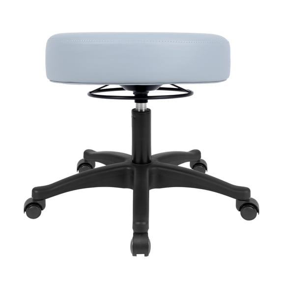 TAKE UR SEAT All-Purpose Stools With Adjustable Seat and Easy Clean Performance fabrics for Cleanroom Lab Medical Office Classroom Shop Garage Spa Massage Tattoo(Self-Braking) (17"Gray)