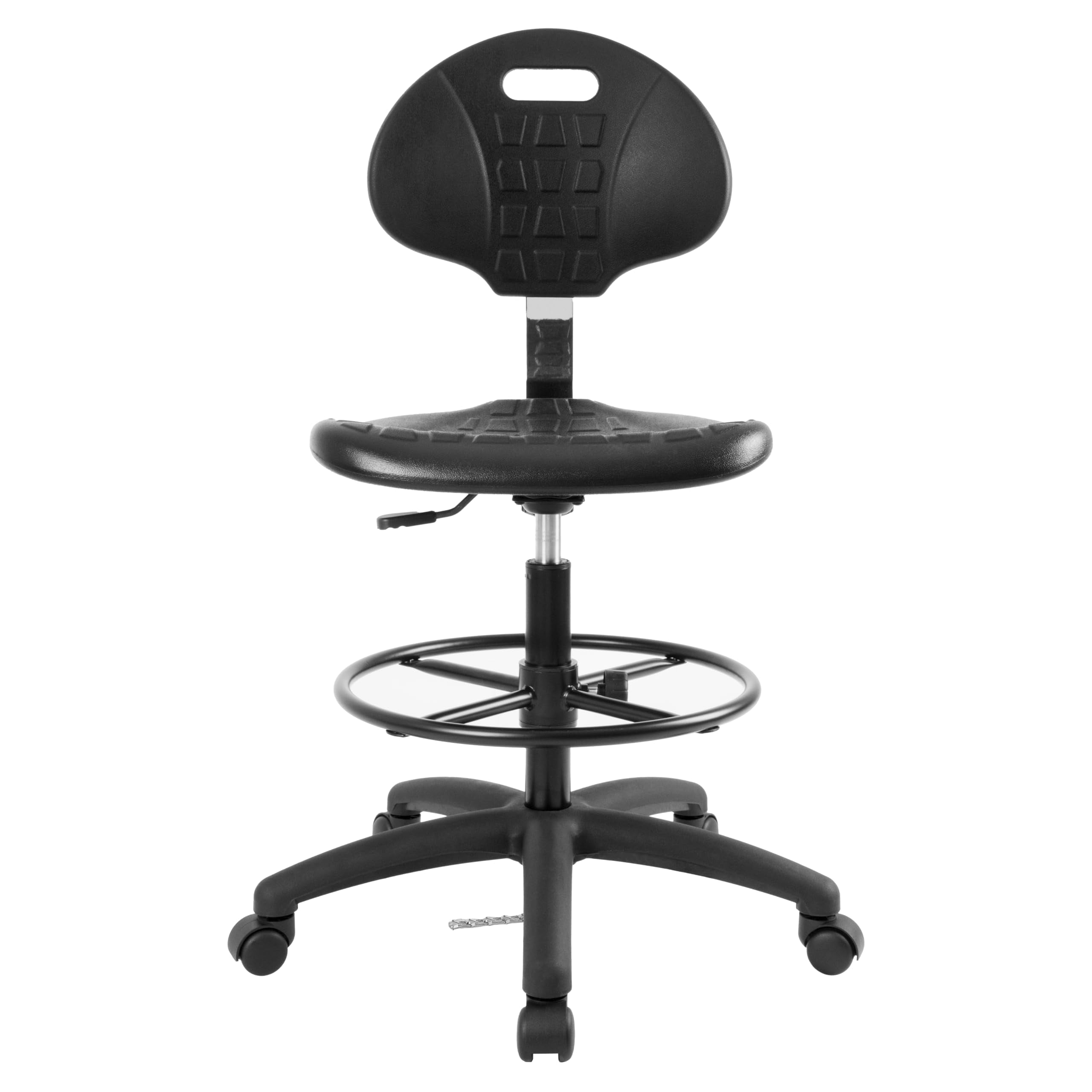 TAKE UR SEAT Cleanroom Ergonomic ESD Chair Stool, Tilt Lumbar & Seat