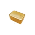 thumbnail image 1 of TAKENAKA Bento Nibble Box, Eco-Friendly Lunch Box Made in Japan, BPA and Reed Free, 100% Recycle Plastic Bottle Use, Microwave and Dishwasher Safe, Bento Box (Gold *Band: Orange) C104, 1 of 3