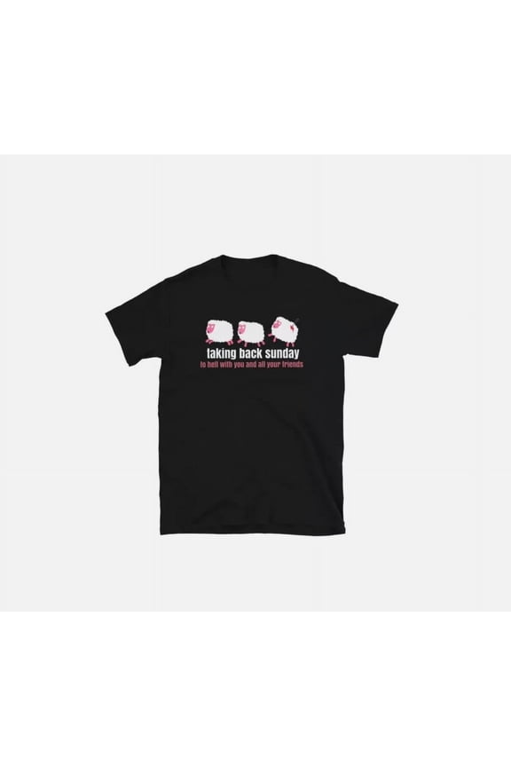 TAKING BACK SUNDAY 3 Sheep To Hell With You Emo Band T-Shirt