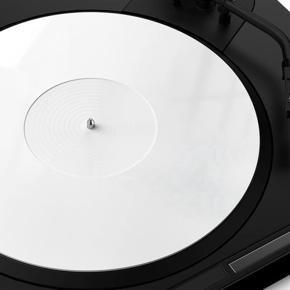 TAKMORK 12" Acrylic Turntable Platter Mat, Anti-Static Vinyl Record Slip Mat for Enhanced Bass & Audio Clarity, Universal LP Player Accessory