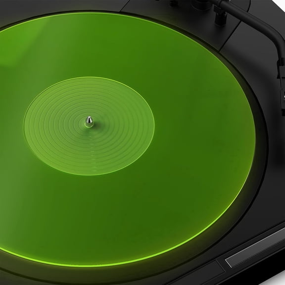 TAKMORK 12" Acrylic Turntable Platter Mat, Anti-Static Vinyl Record Slip Mat for Enhanced Bass & Audio Clarity, Universal LP Player Accessory