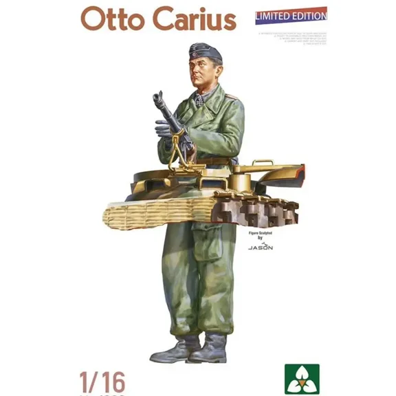 TAKOM 1020 1/16 Scale Otto Carius Limited Edition Plastic Model