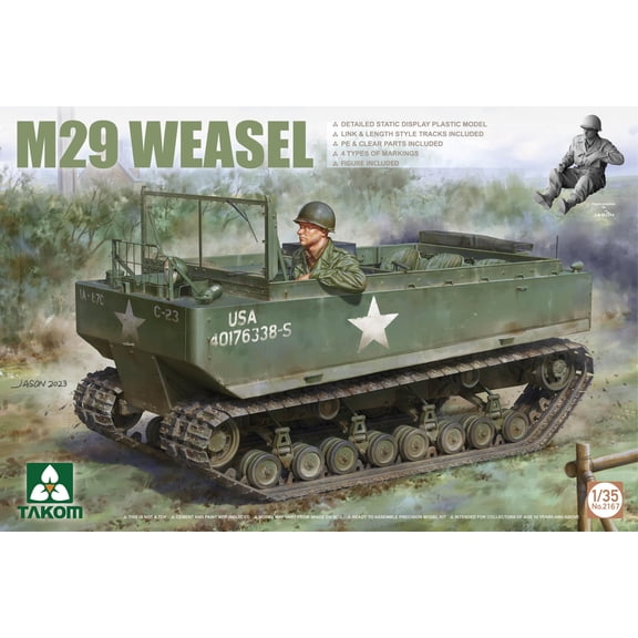 TAKOM 2168 1/35 SCALE M29C WEASEL MODEL KIT