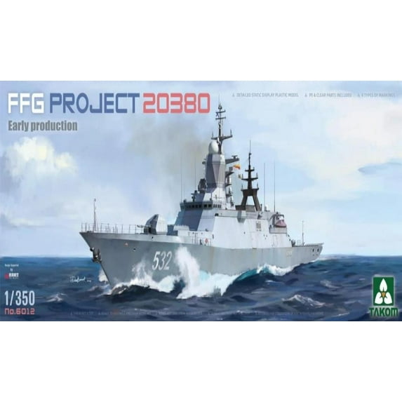 TAKOM 6012 1/350 FFG Project 20380 Early Production Model Kit