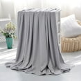 thumbnail image 1 of TAKTUK Cooling Blanket Home Essentials Summer Ice Blankets For Hot Sleepers & Night Sweats Ba Mboo Fiber Lightweight Ice Blanket For All Season New Edition Ultra Cool Li Home Decor Clearance Items, 1 of 9
