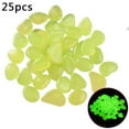 thumbnail image 1 of TAKTUK Garden Decor Outdoor Decor 25 Pcs Glow In The Dark Garden Rocks Pebbles Stones Luminous Garden Walkway Patio Decor Clearance Items, 1 of 2