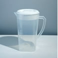 thumbnail image 1 of TAKTUK Water Pitcher,Plastic Pitcher with Lid Carafes Mix Drinks Water Jug for Hot/Cold Lemonade Juice Beverage Jar Ice Tea Kettle (81oz White),Kitchen Essentials, 1 of 4