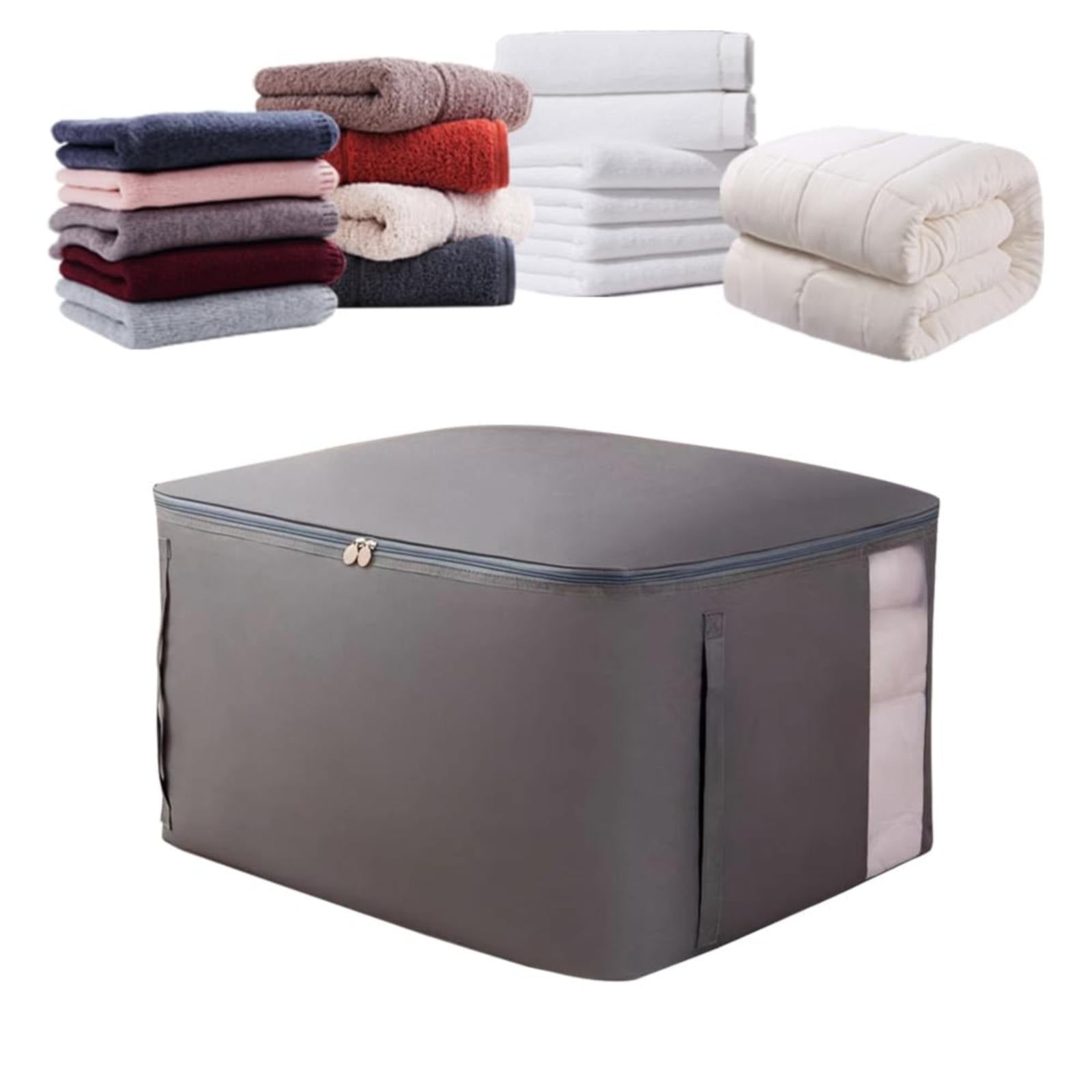 TAKTUK Storage Bins,Saving Self Compression Organizer Foldable Closet ...