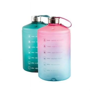 TAL 1 Gallon Motivational Water Bottle, Pink Ombre