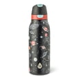 thumbnail image 1 of TAL 20oz Stainless Steel 2-in-1 Straw and Chug Water Bottle with Push Lid, Space, 1 of 9