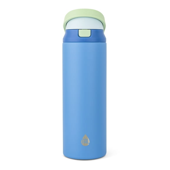 TAL 24oz Stainless Steel 2-in-1 Water Bottle with Straw and Chug Lid, Blue