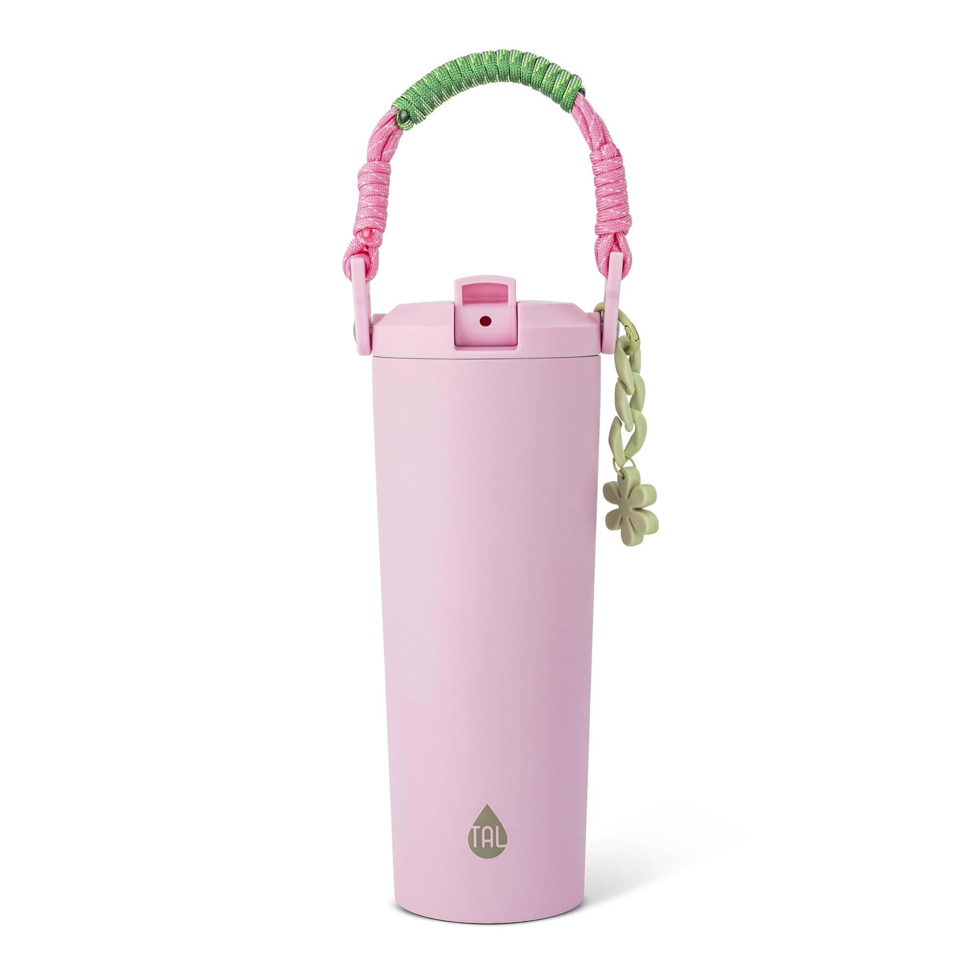 TAL 24oz Stainless Steel Hudson with Paracord Handle with Charm, Pink