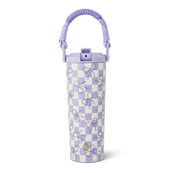 TAL 24oz Stainless Steel Hudson with Paracord Handle, Checkered & Bows