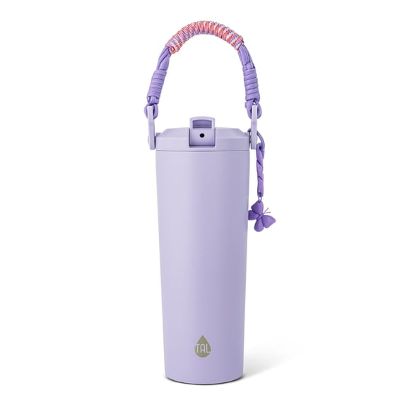TAL 24oz Stainless Steel Hudson with Paracord Handle with Charm, Periwinkle