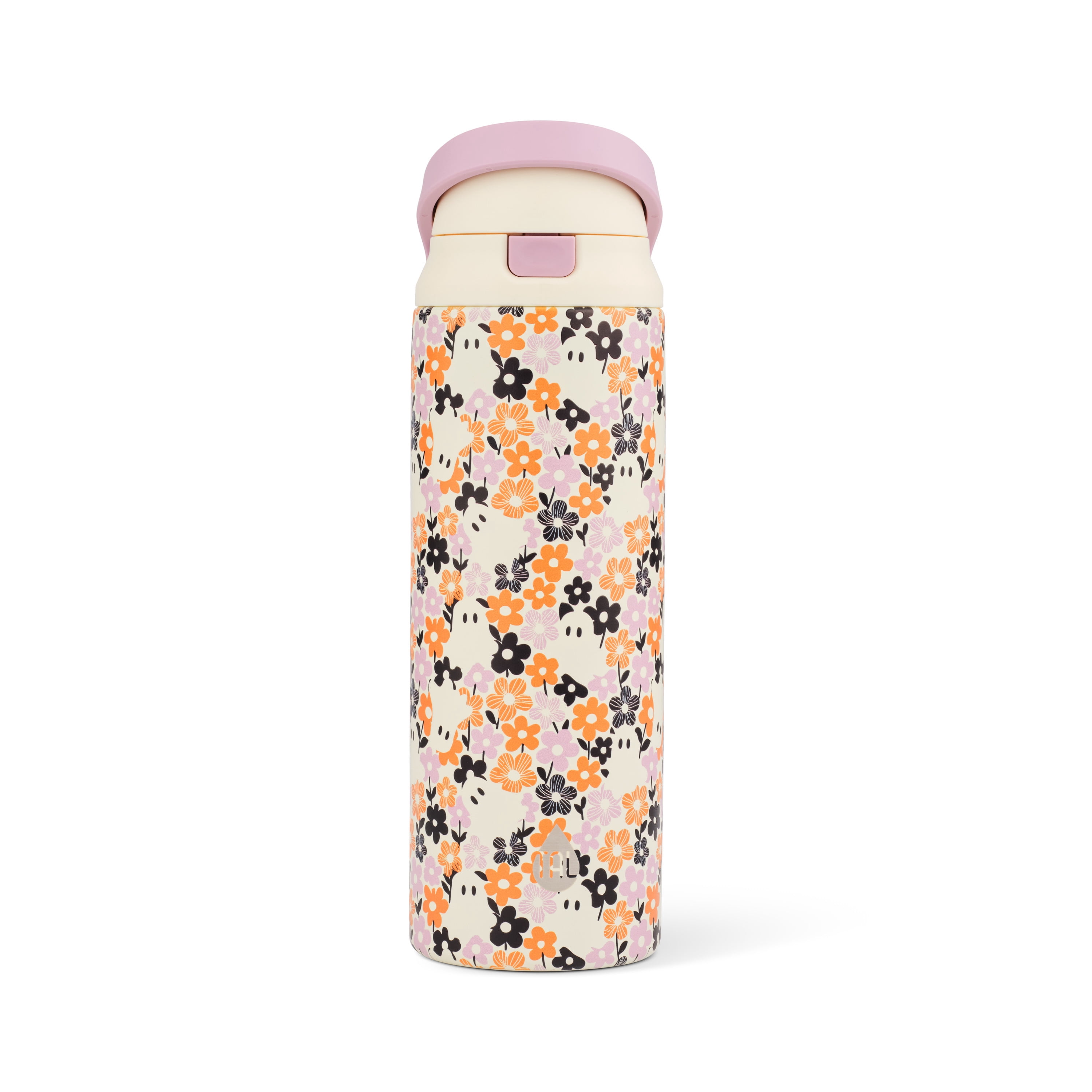 TAL 24oz Stainless Steel 2-in-1 Water Bottle with Straw and Chug Lid, Ghosts