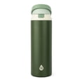 thumbnail interactive-video image 1 of TAL 24oz Stainless Steel 2-in-1 Water Bottle with Straw and Chug Lid, Green, 1 of 11
