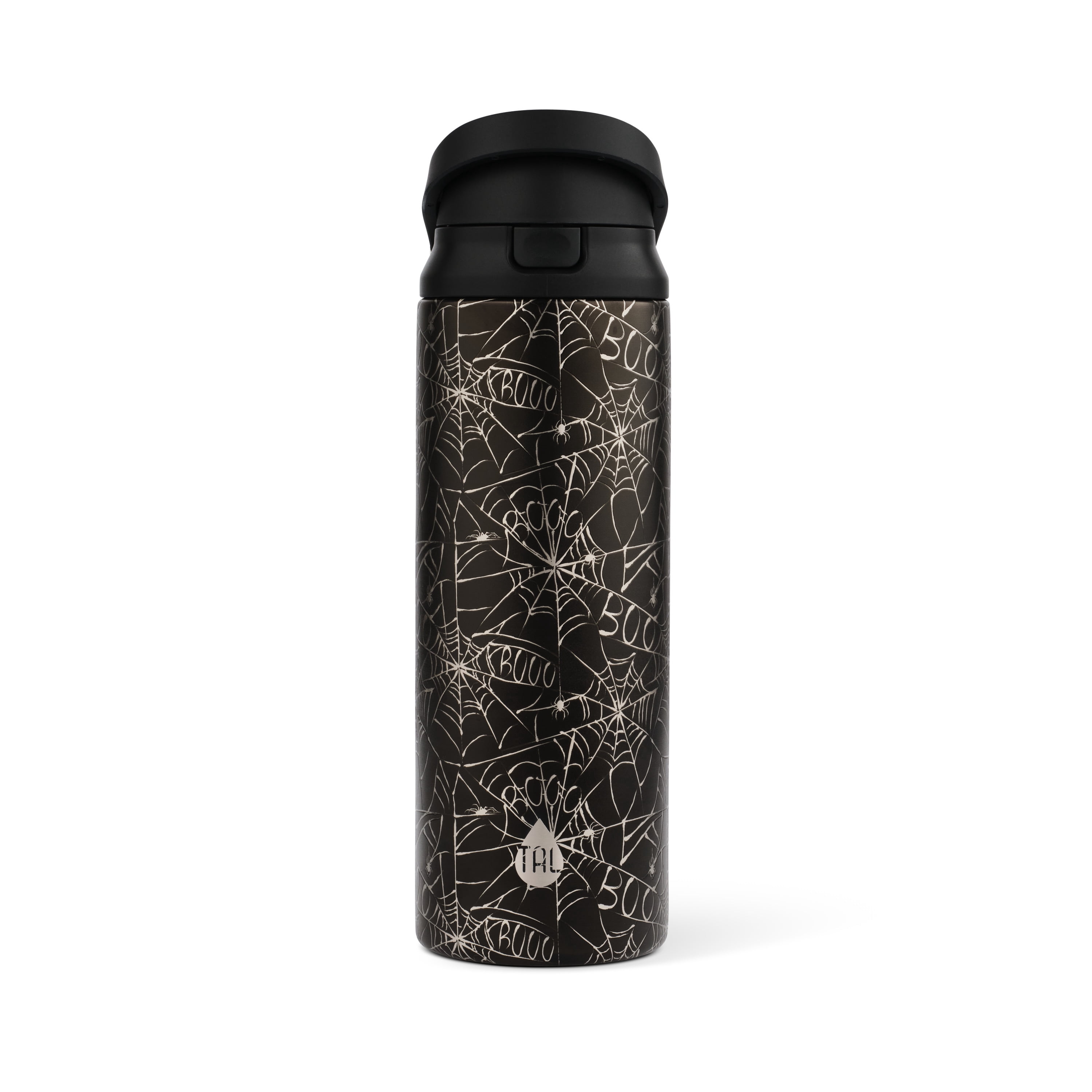 TAL 24oz Stainless Steel 2-in-1 Water Bottle with Straw and Chug Lid, Web