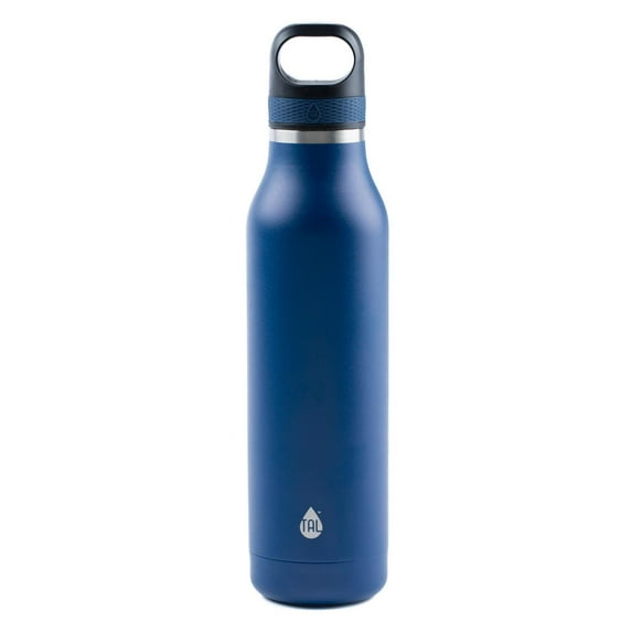 Tal Navy 24 Ounce Double Wall Vacuum Insulated Stainless Steel Ranger Sport Water Bottle