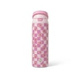 thumbnail image 1 of TAL 24oz Stainless Steel 2-in-1 Straw and Chug Water Bottle with Push Lid, Candy Hearts, 1 of 7