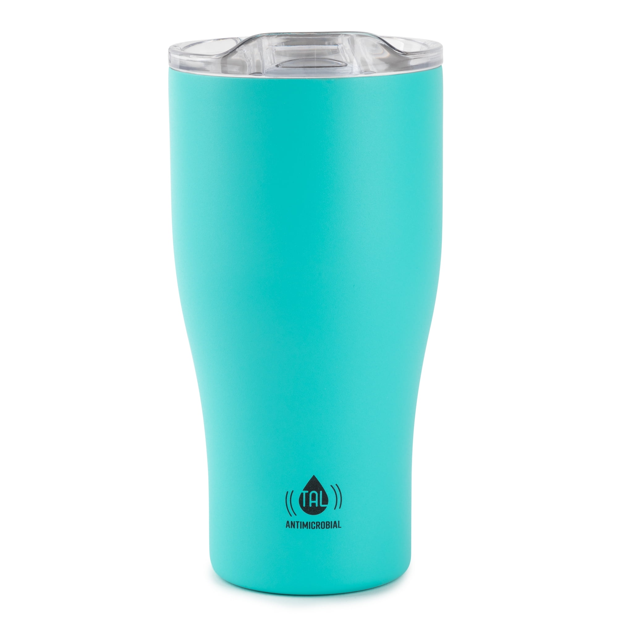 TAL Stainless Steel Antimicrobial Tumbler Water Bottle 20 fl oz, Black 