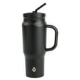 thumbnail image 1 of TAL 30oz Stainless Steel Basin Travel Mug with Silicone Straw, Black, 1 of 8