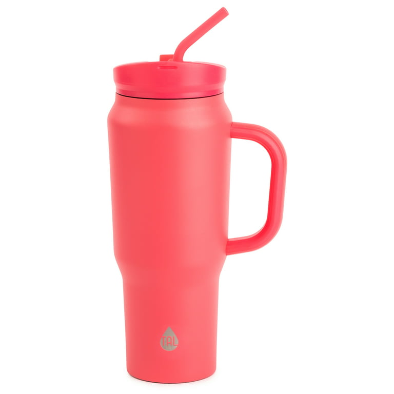 Cato Better Than Ever Before Hot Pink 40 oz Water Bottle with Straw