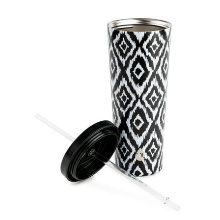 TAL Stainless Steel Coolie Tumbler 24 fl oz, Black White