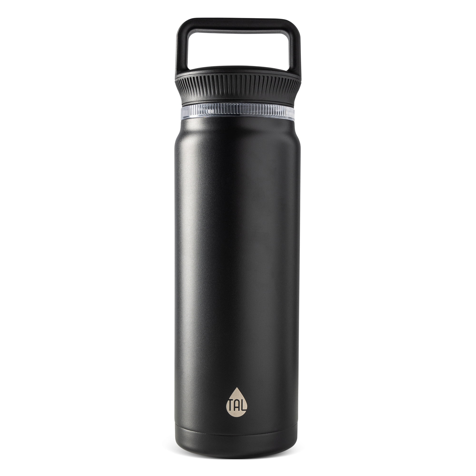 TAL Stainless Steel Everett Water Bottle with Tritan Spout 32oz, Black ...