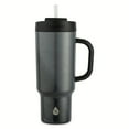 thumbnail image 1 of TAL Stainless Steel Hudson Tumbler with Straw 40 fl oz, Shimmering Black, 1 of 6