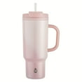 thumbnail interactive-video image 1 of TAL Stainless Steel Hudson Tumbler with Straw 40 fl oz, Shimmering Pink, 1 of 8