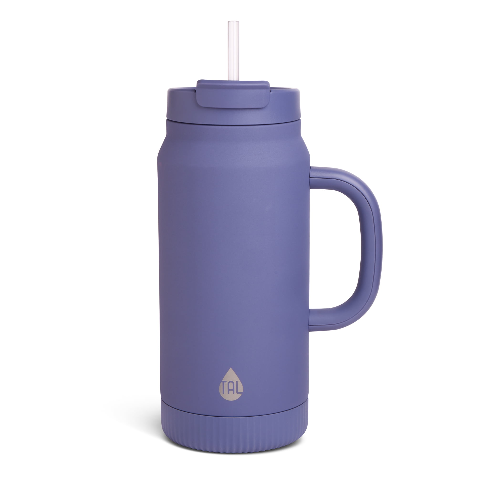 TAL Stainless Steel Hudson Tumbler with Straw 40 fl oz, Electric Blue 
